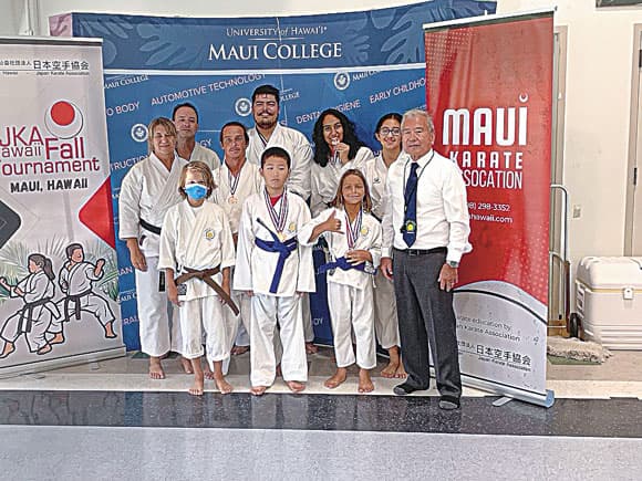 Lahaina Dojo takes part in JKA karate tournament