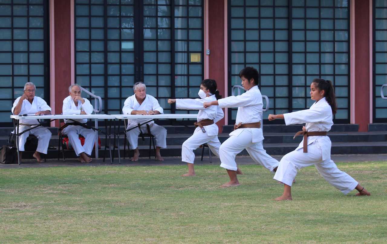 Lahaina Dojo Students Test for Shodan